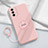 Coque Ultra Fine Silicone Souple Housse Etui avec Support Bague Anneau Aimante Magnetique S02 pour Realme GT Master 5G Petit