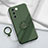 Coque Ultra Fine Silicone Souple Housse Etui avec Support Bague Anneau Aimante Magnetique S02 pour Vivo V27e 5G Vert Nuit