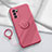 Coque Ultra Fine Silicone Souple Housse Etui avec Support Bague Anneau Aimante Magnetique S03 pour Oppo Reno6 Pro 5G India Petit