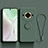 Coque Ultra Fine Silicone Souple Housse Etui avec Support Bague Anneau Aimante Magnetique S03 pour Realme 11 Pro 5G Vert Nuit