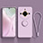 Coque Ultra Fine Silicone Souple Housse Etui avec Support Bague Anneau Aimante Magnetique S03 pour Realme 11 Pro+ Plus 5G Violet Clair