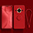 Coque Ultra Fine Silicone Souple Housse Etui avec Support Bague Anneau Aimante Magnetique S03 pour Realme Narzo 60 5G Rouge