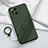 Coque Ultra Fine Silicone Souple Housse Etui avec Support Bague Anneau Aimante Magnetique S04 pour Oppo Find X3 5G Vert Nuit