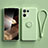 Coque Ultra Fine Silicone Souple Housse Etui avec Support Bague Anneau Aimante Magnetique S06 pour Xiaomi Redmi Note 13 5G Vert