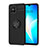 Coque Ultra Fine Silicone Souple Housse Etui avec Support Bague Anneau Aimante Magnetique SD1 pour Huawei Nova 8 SE 4G Noir