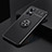 Coque Ultra Fine Silicone Souple Housse Etui avec Support Bague Anneau Aimante Magnetique SD1 pour Realme GT Neo3 5G Noir