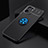 Coque Ultra Fine Silicone Souple Housse Etui avec Support Bague Anneau Aimante Magnetique SD1 pour Realme V20 5G Bleu et Noir