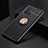 Coque Ultra Fine Silicone Souple Housse Etui avec Support Bague Anneau Aimante Magnetique SD1 pour Xiaomi Mi 11T 5G Or et Noir