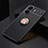 Coque Ultra Fine Silicone Souple Housse Etui avec Support Bague Anneau Aimante Magnetique SD1 pour Xiaomi Poco C65 Or et Noir