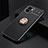 Coque Ultra Fine Silicone Souple Housse Etui avec Support Bague Anneau Aimante Magnetique SD1 pour Xiaomi Redmi A1 Or et Noir