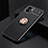Coque Ultra Fine Silicone Souple Housse Etui avec Support Bague Anneau Aimante Magnetique SD1 pour Xiaomi Redmi A2 Plus Or et Noir