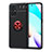 Coque Ultra Fine Silicone Souple Housse Etui avec Support Bague Anneau Aimante Magnetique SD1 pour Xiaomi Redmi Note 11 4G (2021) Petit