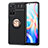 Coque Ultra Fine Silicone Souple Housse Etui avec Support Bague Anneau Aimante Magnetique SD1 pour Xiaomi Redmi Note 11 5G Petit