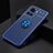 Coque Ultra Fine Silicone Souple Housse Etui avec Support Bague Anneau Aimante Magnetique SD2 pour OnePlus 10R 5G Bleu