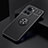 Coque Ultra Fine Silicone Souple Housse Etui avec Support Bague Anneau Aimante Magnetique SD2 pour OnePlus 10R 5G Noir