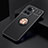 Coque Ultra Fine Silicone Souple Housse Etui avec Support Bague Anneau Aimante Magnetique SD2 pour OnePlus 10R 5G Or et Noir