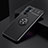 Coque Ultra Fine Silicone Souple Housse Etui avec Support Bague Anneau Aimante Magnetique SD2 pour OnePlus 9RT 5G Noir