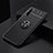 Coque Ultra Fine Silicone Souple Housse Etui avec Support Bague Anneau Aimante Magnetique SD2 pour OnePlus Nord CE 5G Noir