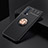 Coque Ultra Fine Silicone Souple Housse Etui avec Support Bague Anneau Aimante Magnetique SD2 pour Realme GT Master 5G Or et Noir