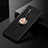 Coque Ultra Fine Silicone Souple Housse Etui avec Support Bague Anneau Aimante Magnetique SD2 pour Xiaomi Mi Note 10 Lite Or et Noir