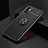 Coque Ultra Fine Silicone Souple Housse Etui avec Support Bague Anneau Aimante Magnetique SD2 pour Xiaomi POCO M3 Pro 5G Noir