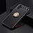 Coque Ultra Fine Silicone Souple Housse Etui avec Support Bague Anneau Aimante Magnetique SD2 pour Xiaomi Poco M5S Or et Noir