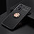 Coque Ultra Fine Silicone Souple Housse Etui avec Support Bague Anneau Aimante Magnetique SD2 pour Xiaomi Poco X4 NFC Or et Noir