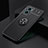 Coque Ultra Fine Silicone Souple Housse Etui avec Support Bague Anneau Aimante Magnetique SD2 pour Xiaomi Redmi 10 5G Noir