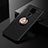 Coque Ultra Fine Silicone Souple Housse Etui avec Support Bague Anneau Aimante Magnetique SD2 pour Xiaomi Redmi 10X 4G Or et Noir