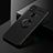 Coque Ultra Fine Silicone Souple Housse Etui avec Support Bague Anneau Aimante Magnetique SD2 pour Xiaomi Redmi 9 Activ Noir