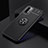 Coque Ultra Fine Silicone Souple Housse Etui avec Support Bague Anneau Aimante Magnetique SD2 pour Xiaomi Redmi 9 Power Noir