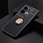 Coque Ultra Fine Silicone Souple Housse Etui avec Support Bague Anneau Aimante Magnetique SD2 pour Xiaomi Redmi Note 13 5G Or et Noir