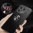 Coque Ultra Fine Silicone Souple Housse Etui avec Support Bague Anneau Aimante Magnetique SD3 pour OnePlus 10 Pro 5G Petit