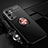 Coque Ultra Fine Silicone Souple Housse Etui avec Support Bague Anneau Aimante Magnetique SD3 pour OnePlus 9RT 5G Petit