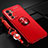 Coque Ultra Fine Silicone Souple Housse Etui avec Support Bague Anneau Aimante Magnetique SD3 pour OnePlus 9RT 5G Petit