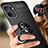 Coque Ultra Fine Silicone Souple Housse Etui avec Support Bague Anneau Aimante Magnetique SD3 pour Realme Q5x 5G Petit