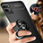 Coque Ultra Fine Silicone Souple Housse Etui avec Support Bague Anneau Aimante Magnetique SD3 pour Realme V11s 5G Petit