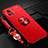 Coque Ultra Fine Silicone Souple Housse Etui avec Support Bague Anneau Aimante Magnetique SD3 pour Vivo iQOO U3 5G Petit