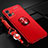 Coque Ultra Fine Silicone Souple Housse Etui avec Support Bague Anneau Aimante Magnetique SD3 pour Vivo iQOO U5 5G Petit