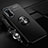 Coque Ultra Fine Silicone Souple Housse Etui avec Support Bague Anneau Aimante Magnetique SD3 pour Xiaomi Poco F3 GT 5G Noir