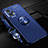 Coque Ultra Fine Silicone Souple Housse Etui avec Support Bague Anneau Aimante Magnetique SD3 pour Xiaomi Poco X4 GT 5G Bleu