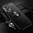 Coque Ultra Fine Silicone Souple Housse Etui avec Support Bague Anneau Aimante Magnetique SD3 pour Xiaomi Redmi Note 12 Turbo 5G Noir