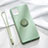 Coque Ultra Fine Silicone Souple Housse Etui avec Support Bague Anneau Aimante Magnetique T01 pour Apple iPhone 11 Petit