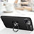 Coque Ultra Fine Silicone Souple Housse Etui avec Support Bague Anneau Aimante Magnetique T01 pour Apple iPhone 11 Pro Max Petit