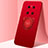 Coque Ultra Fine Silicone Souple Housse Etui avec Support Bague Anneau Aimante Magnetique T01 pour Huawei Mate 40E 4G Rouge