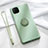 Coque Ultra Fine Silicone Souple Housse Etui avec Support Bague Anneau Aimante Magnetique T01 pour Huawei Nova 6 SE Petit