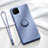 Coque Ultra Fine Silicone Souple Housse Etui avec Support Bague Anneau Aimante Magnetique T01 pour Huawei Nova 6 SE Violet