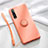 Coque Ultra Fine Silicone Souple Housse Etui avec Support Bague Anneau Aimante Magnetique T01 pour Huawei P20 Pro Orange