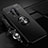 Coque Ultra Fine Silicone Souple Housse Etui avec Support Bague Anneau Aimante Magnetique T01 pour OnePlus 8 Pro Noir