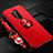 Coque Ultra Fine Silicone Souple Housse Etui avec Support Bague Anneau Aimante Magnetique T01 pour OnePlus 8 Pro Petit